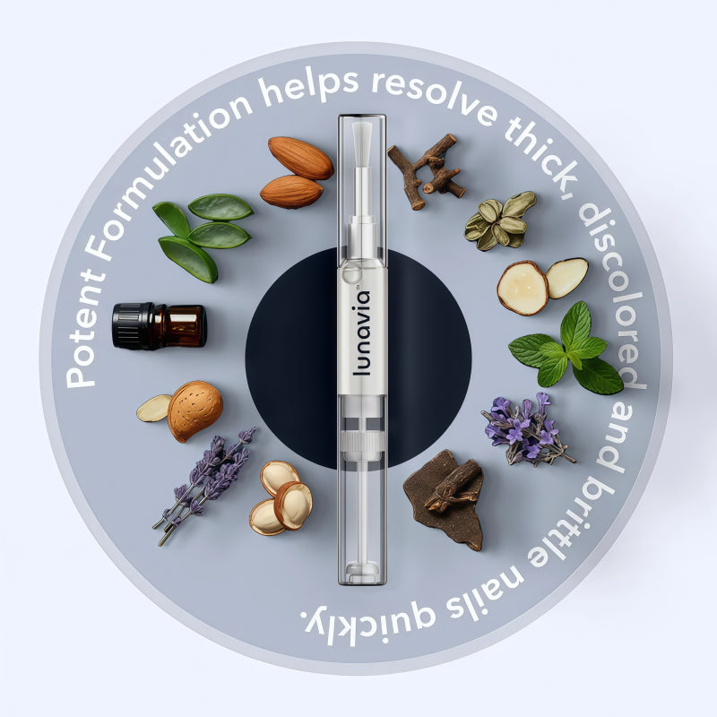 lunavia™ Antifungal Pen | Cures Most Athlete's Foot, Jock Itch, and Ringworm | 25% Undecylenic Acid with added Tea Tree, Jojoba, Clove Bud Oils & Aloe 3 Pack